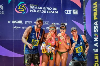 De MS para o topo: Victória Lopes fatura 3º ouro no Circuito Brasileiro de Vôlei de Praia e segue líder mundial
