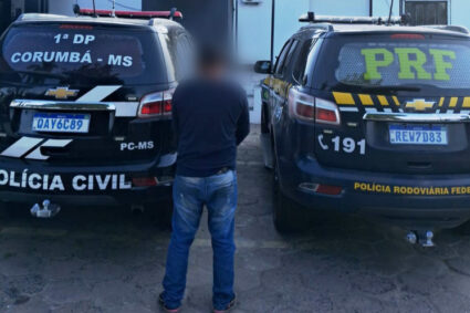 PRF e Polícia Civil prendem suspeito de abusar sexualmente das netas em Corumbá