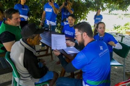 Justiça Federal leva atendimento gratuito a comunidades ribeirinhas do Pantanal pelo Rio Paraguai