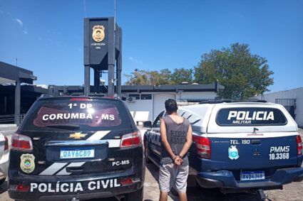 Polícias Civil e Militar Prendem Homem que Matou Jovem a Facadas e Abandonou Corpo em Área de Mata em Corumbá