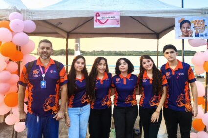 Equipe Jaguar Race do SESI promove conscientização e tecnologia na abertura do Outubro Rosa em Corumbá!
