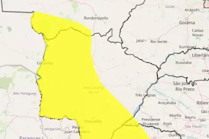 Tempestades com Granizo e Ventos Violentos Colocam Todo o MS em Alerta Máximo