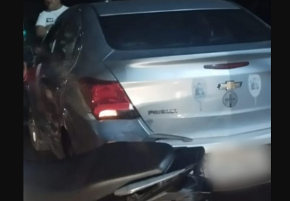 Grave Acidente em Corumbá: Motociclista Fica Ferido Após Colidir com Carro Estacionado em Rua Movimentada