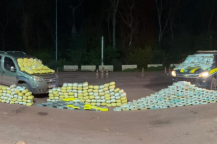 Perseguição na BR-262 termina com apreensão de quase 500 kg de drogas e prisão de suspeitos em Corumbá