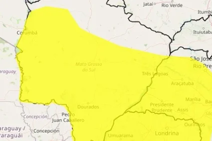 MS entra em alerta para baixa umidade em 69 cidades nesta quinta-feira