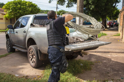 Operação apreende 400 kg de cobre e mira receptação para frear onda de furtos em Corumbá