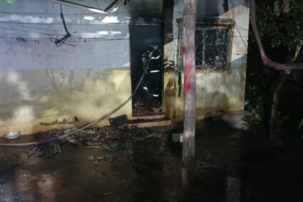Incêndio em Ladário destrói residência no bairro Nova Aliança e mobiliza Corpo de Bombeiros