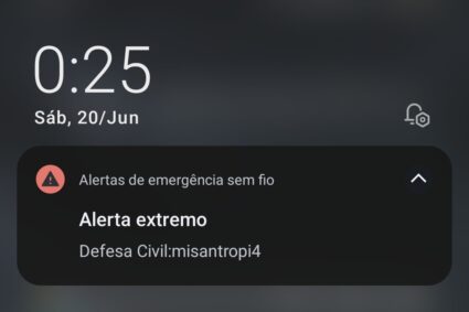 Mensagem misteriosa em alerta extremo dispara em celulares de todo o Brasil durante a madrugada deste sábado e gera preocupação