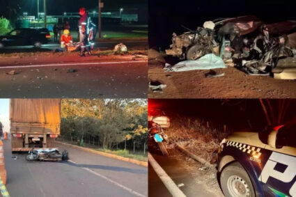Quatro pessoas morrem em menos de 24 horas em rodovias de MS; sequência de acidentes acende alerta para a segurança no trânsito