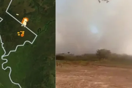 Incêndio no Pantanal de Corumbá atravessa fronteira e atinge área de preservação na Bolívia após ventos de até 70 km/h